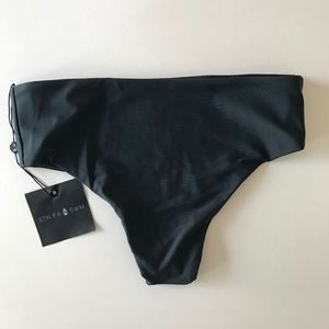 Stone Fox Swim - Milo Bottom - Onyx, XS - NWT